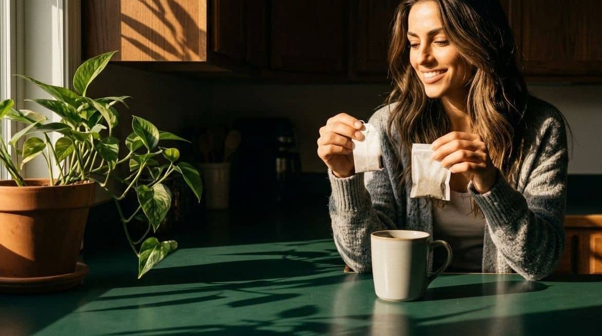 Morning light on a balcony