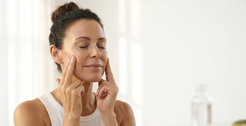 Peptide skincare targets wrinkles at the cellular signaling level, stimulating collagen production in the dermis.