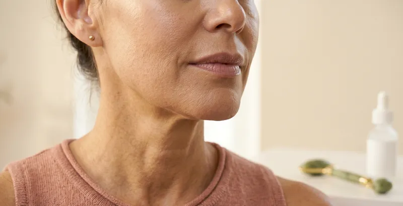 Peptide skincare targets wrinkles at the cellular signaling level, stimulating collagen production in the dermis.